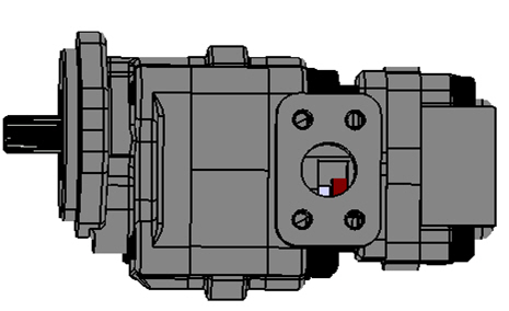 GEAR PUMP G300+G200 PIGGYBACK TYPE