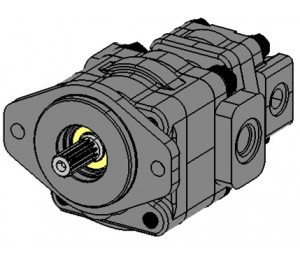 GEAR PUMP G300+G200 PIGGYBACK TYPE